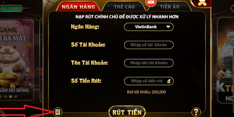 Kênh thực hiện rút quỹ dành cho mọi nhà khi tham gia