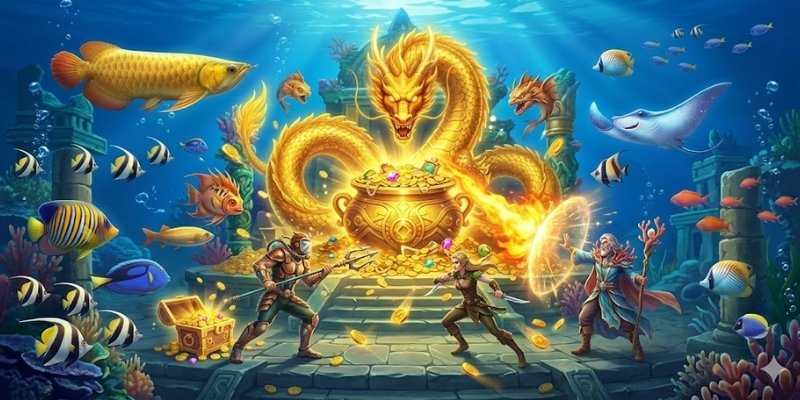 Thử sức săn hũ Rồng Vàng kịch tính